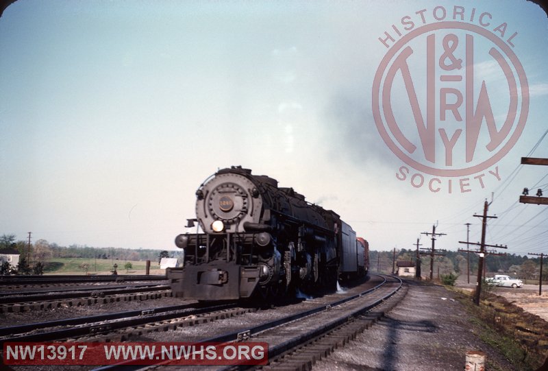 N&W A 1240 with #78 at Crewe, VA