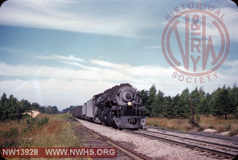 N&W A 1228 eastbound at Crewe, VA