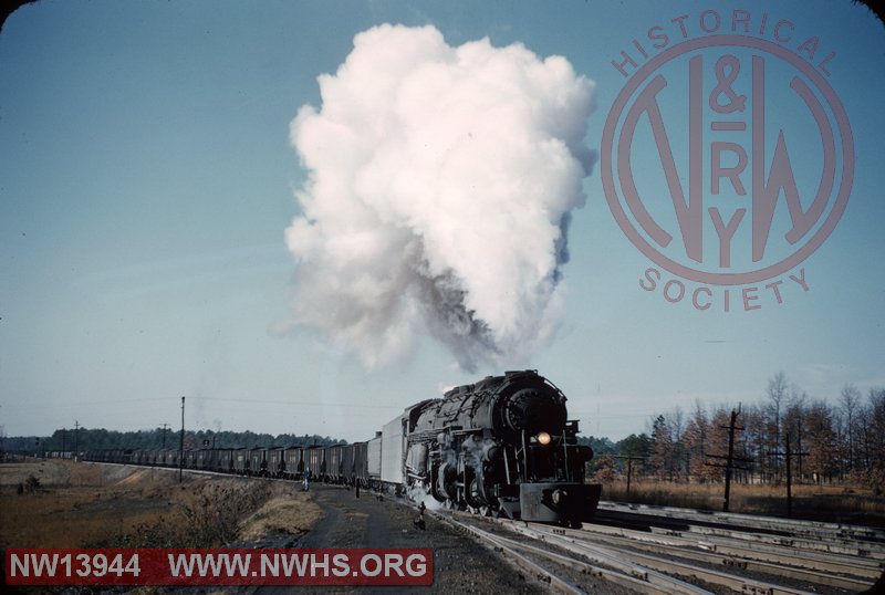 N&W A 1230 eastbound at Crewe, VA