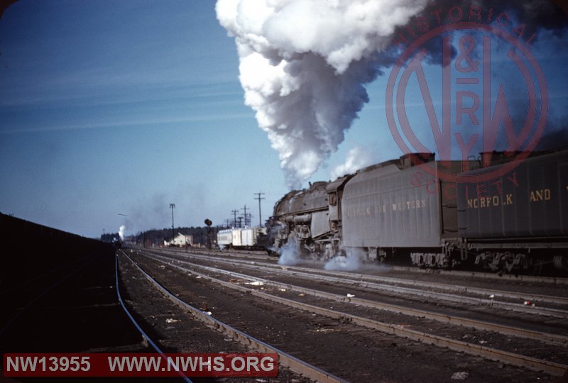 N&W A 1217 westbound at Crewe, VA