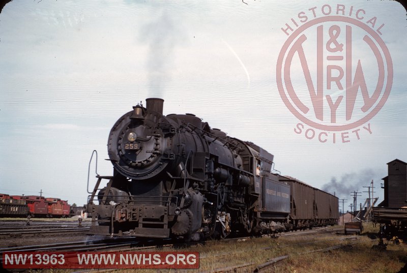 N&W S1 259 switching at Crewe, VA