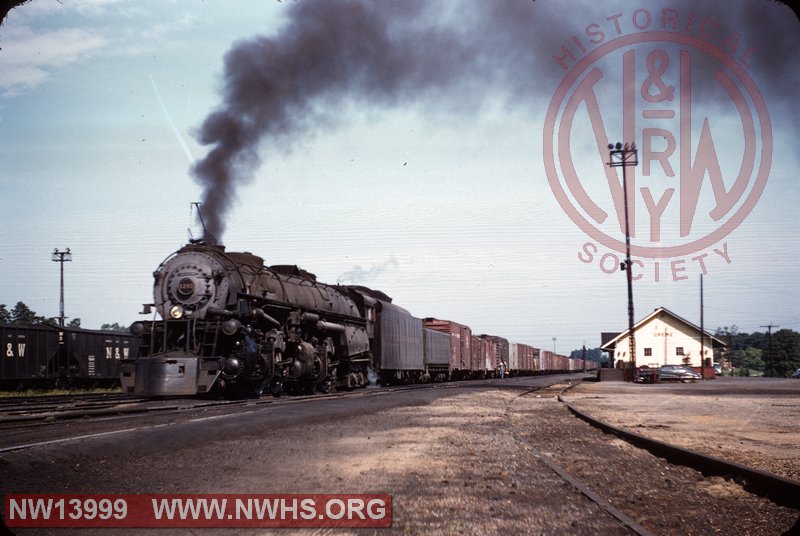 N&W A 1240 with #78 at Crewe, VA