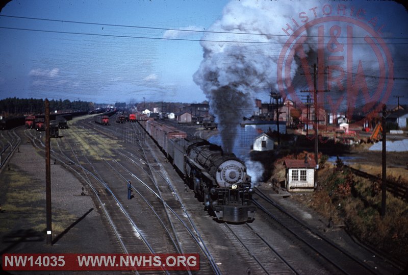 N&W A 1230 with #78 at Crewe, VA