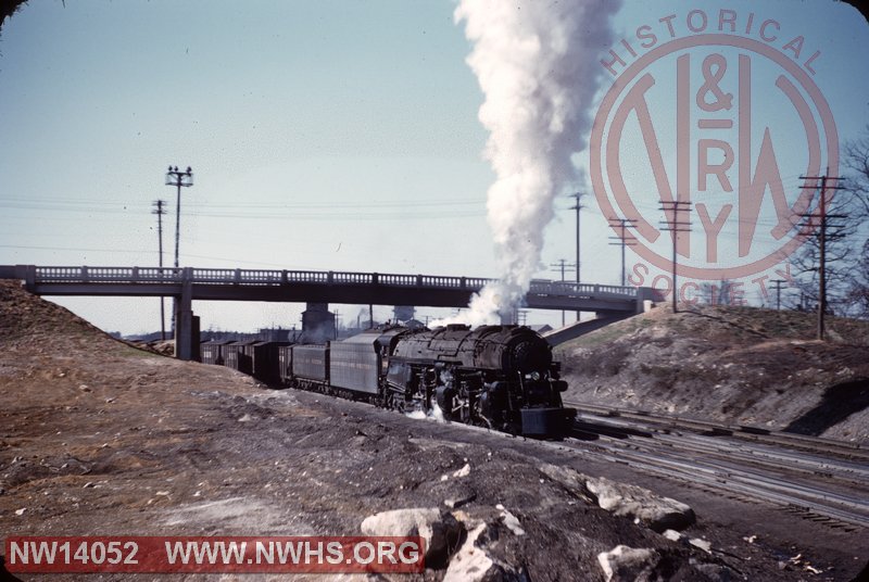 N&W A 1219 eastbound at Crewe, VA