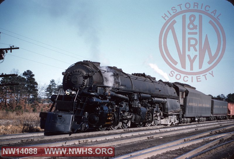 N&W A 1233 at Crewe, Va