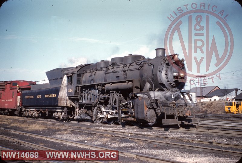 N&W S1a 224 at Crewe, Va