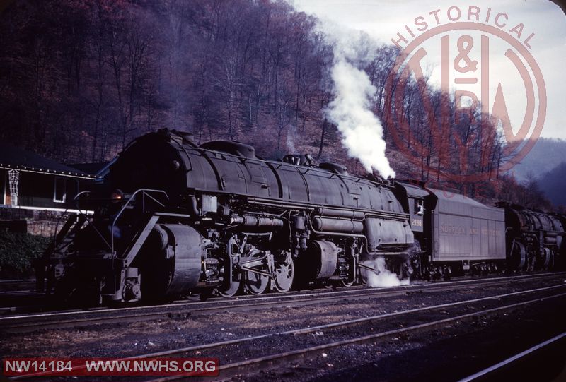 N&W Y6b 2198 at Iaeger, WV