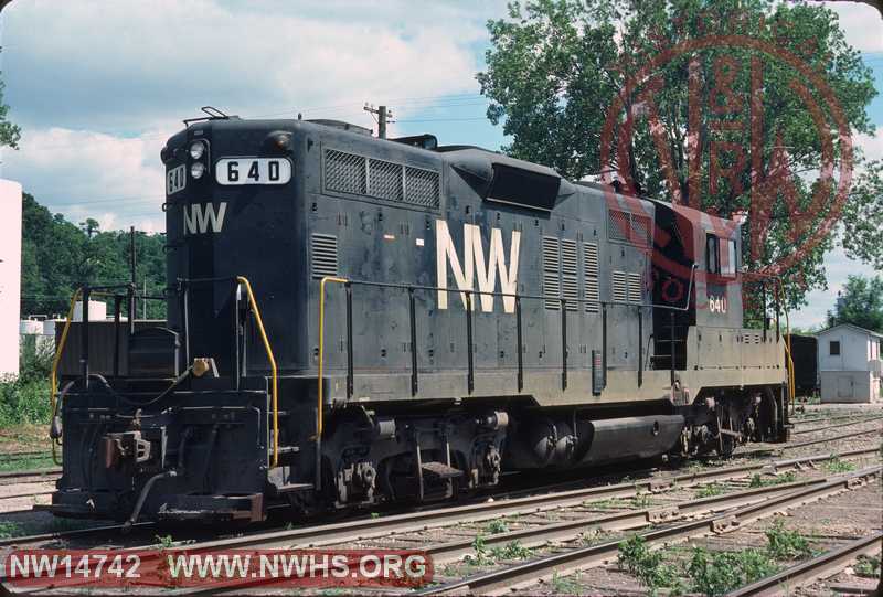 NW GP9 #640 at Quincy IL