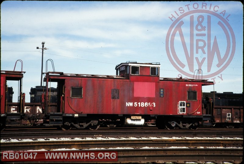 N&W Class C31P Caboose #518693 at Bellevue, OH