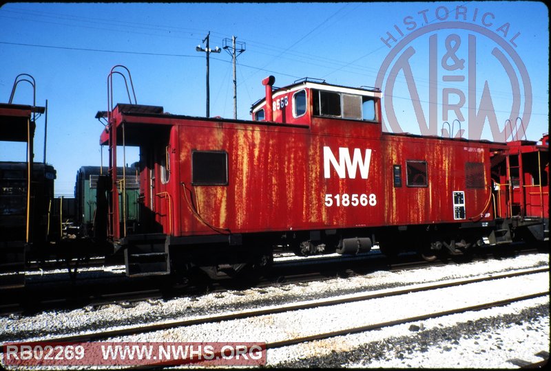 N&W Class C31P Caboose #518568 at Bellevue, OH