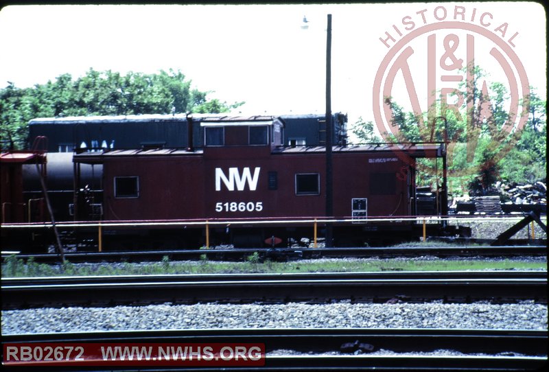 N&W Class C31P Caboose #518605 at Frankfort, IN