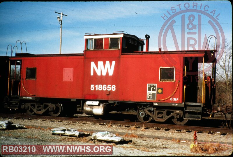 N&W Class C31P Caboose #518656 at Linwood, NC.