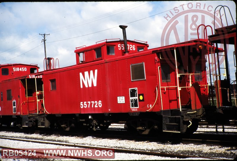 N&W Class C8 Caboose #557726 at Bellevue, OH