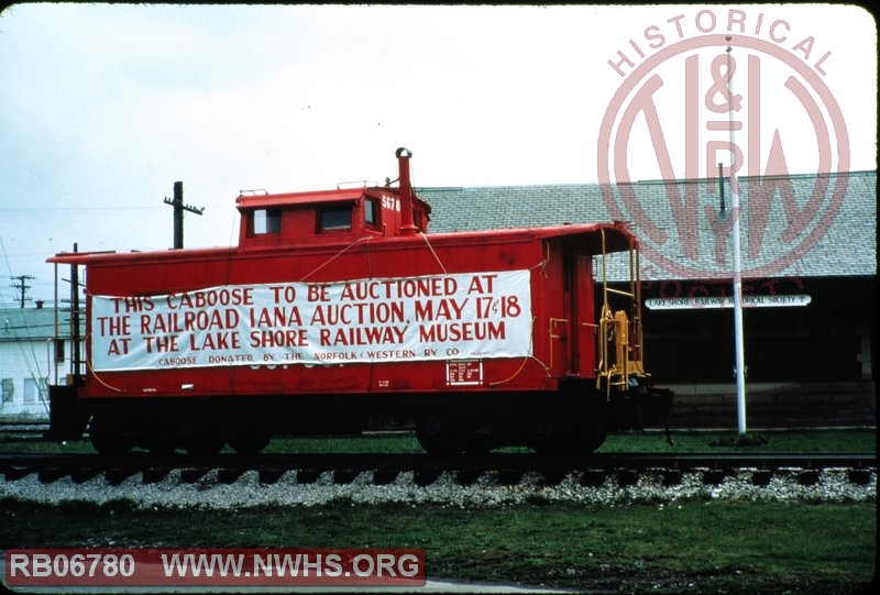 N&W Caboose #567067 at North East, PA.