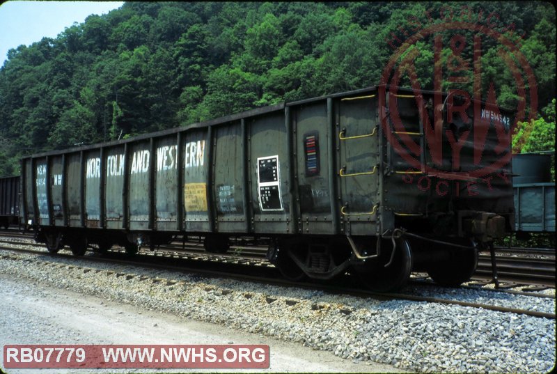 N&W Class G26 Gondola, Scrap Material Storage #514542 at Naugatuck, WV