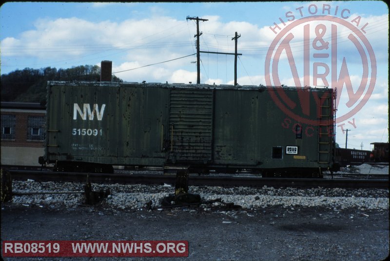 N&W Class B-6 Box, Tool-material #515091 at Portsmouth, OH