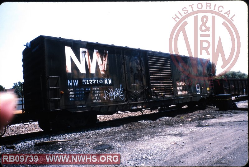 N&W Box, Material #517710 at Bonsack, VA