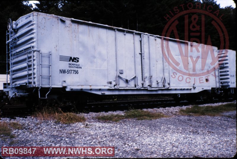 N&W Class B-22 Box, Material #517756 at Richlands, VA