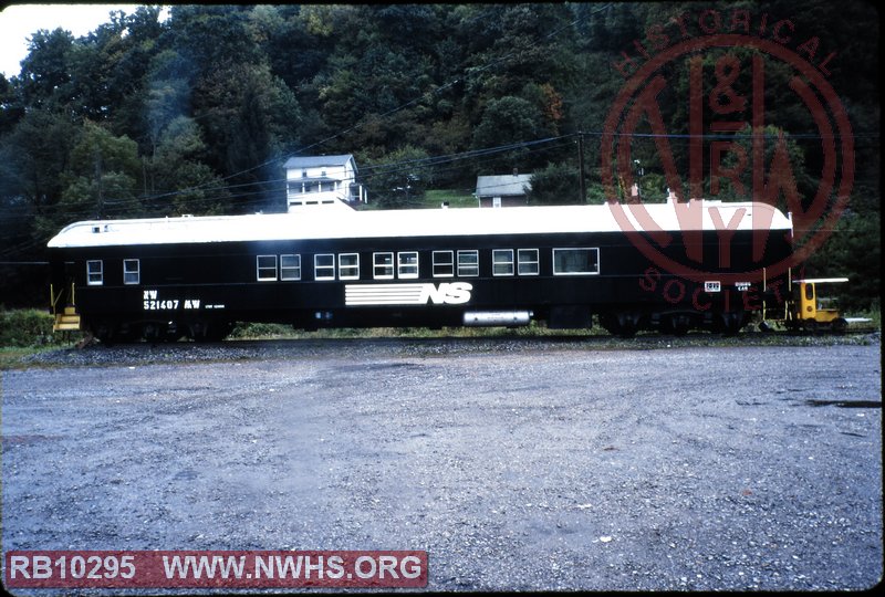 N&W Coach, Bunk-cook-diner #521407 at Bramwell, WV