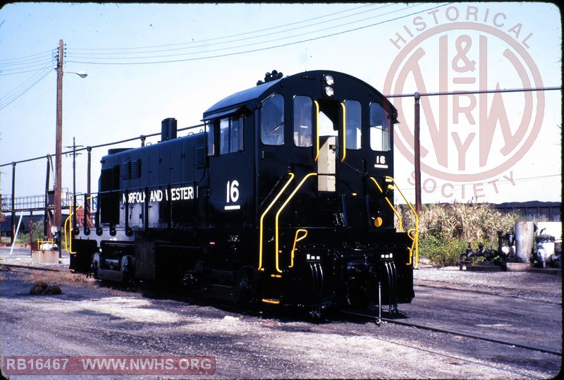 N&W ALCO T-6 #16 at Norfolk, VA