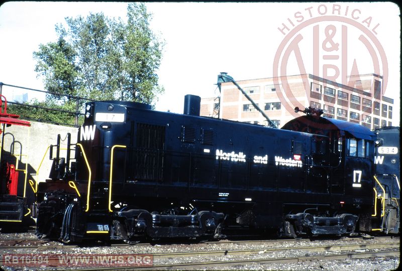 N&W ALCO T-6 #17 at Cleveland, OH