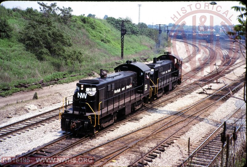 N&W ALCO T-6 #28 at Cleveland, OH