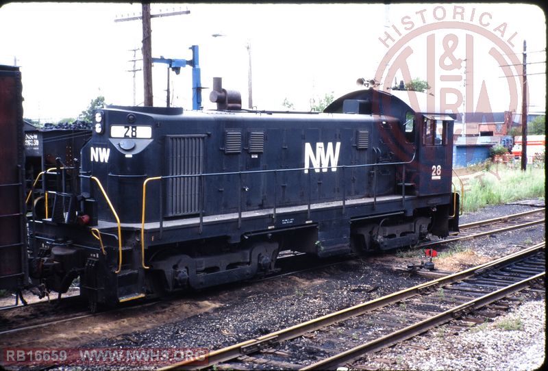 N&W ALCO T-6 #28 at Cleveland, OH