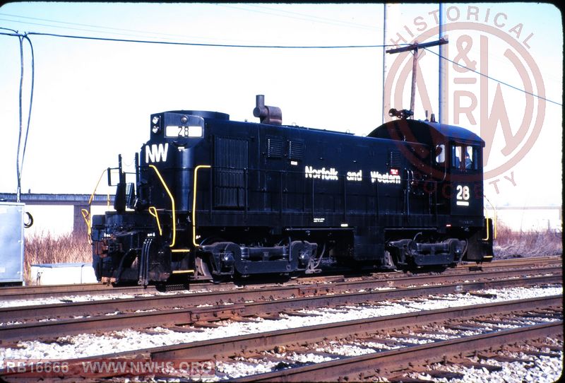 N&W ALCO T-6 #28 at Cleveland, OH