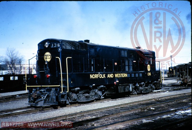 N&W F-M H-16-44 #136 at Decatur, IL