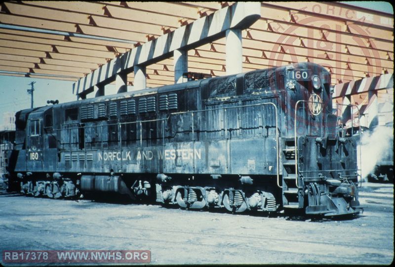 N&W F-M H-24-66 #160 at Roanoke Shops, VA