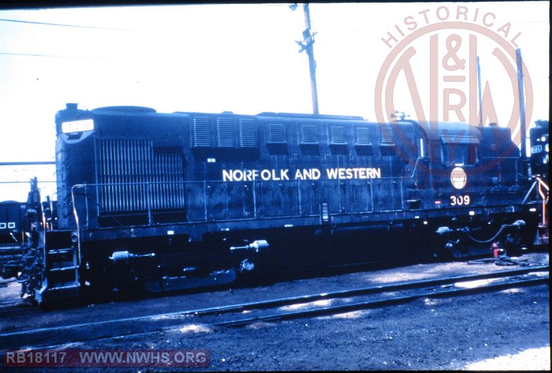 N&W ALCO RS-11 #309 at Winston-Salem, NC