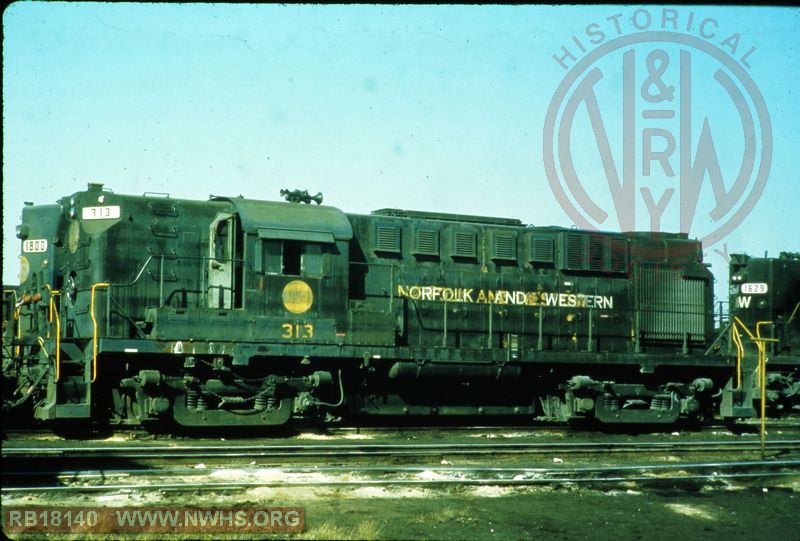 N&W ALCO RS-11 #313 at Norfolk, VA