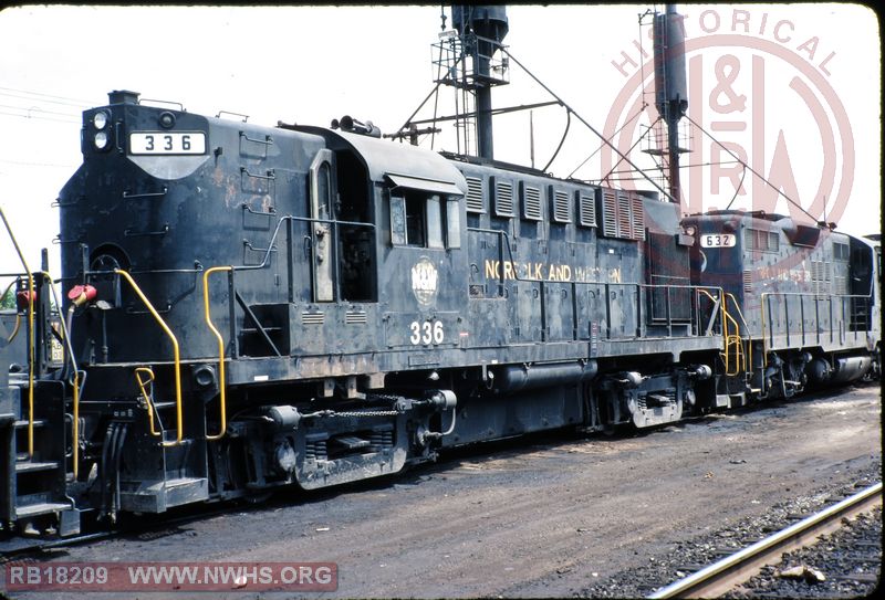 N&W ALCO RS-11 #336 at Detroit, MI