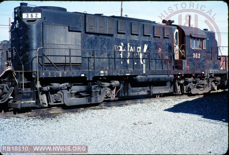 N&W ALCO RS-11 #362 at Norfolk, VA