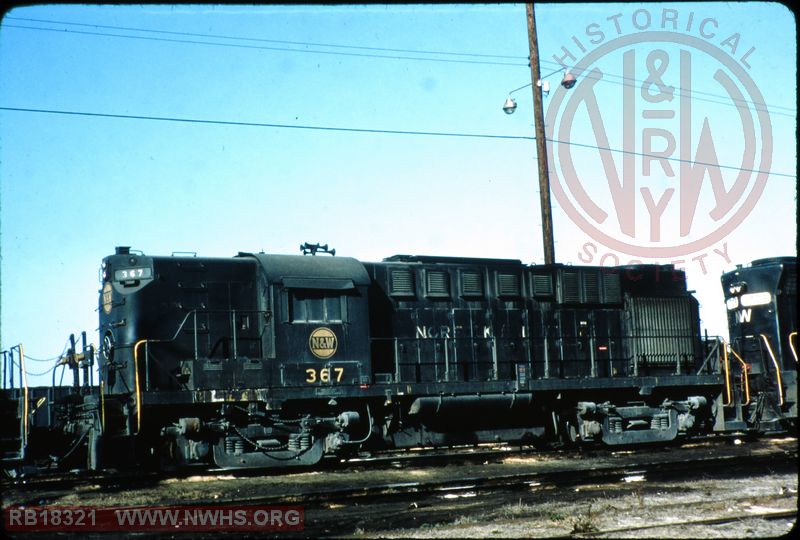 N&W ALCO RS-11 #367 at Norfolk, VA