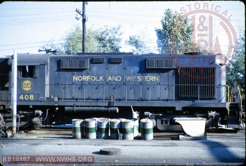 N&W ALCO RS-36 #408 at Brewster, OH