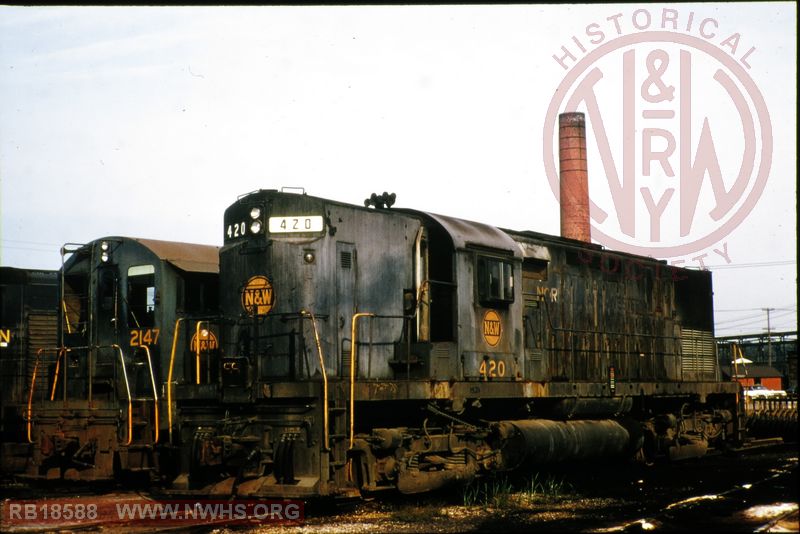 N&W ALCO C-420 #420 at Brewster, OH