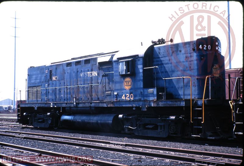 N&W ALCO C-420 #420 at Melvindale, MI