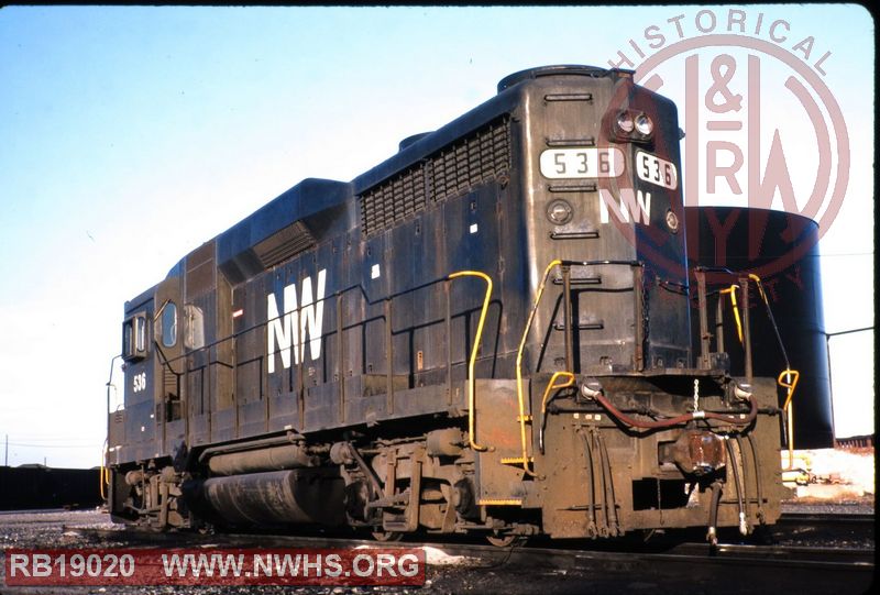 N&W EMD GP30 #536 at Norfolk, VA