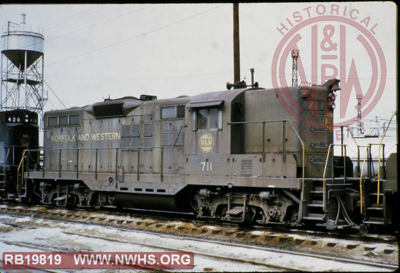 N&W EMD GP9 #711 at Hagerstown, MD