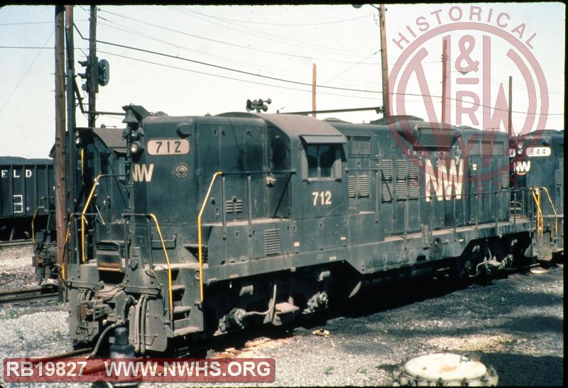 N&W EMD GP9 #712 at Norfolk, VA