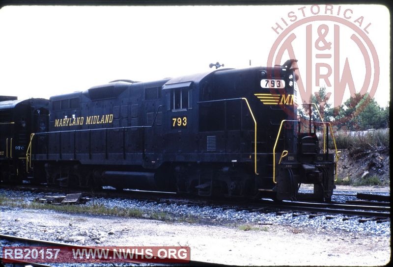 N&W EMD GP9 #793 at Union Bridge, MD