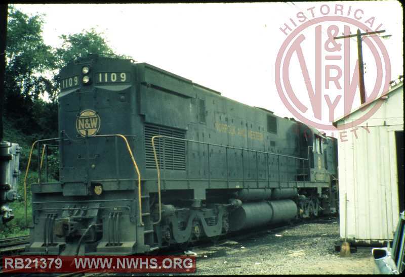 N&W ALCO C-628 #1109 at Bristol, TN