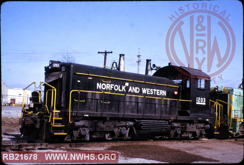 N&W EMD SW1200 #1203 at Granite City, IL