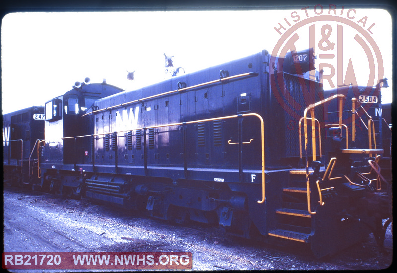 N&W EMD SW1200 #1207 at Decatur, IL