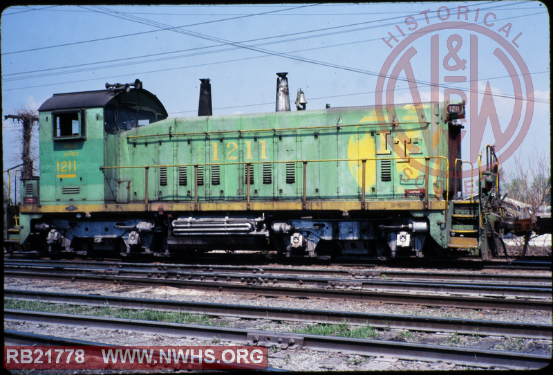 N&W EMD SW1200 #1211 at Madison, IL