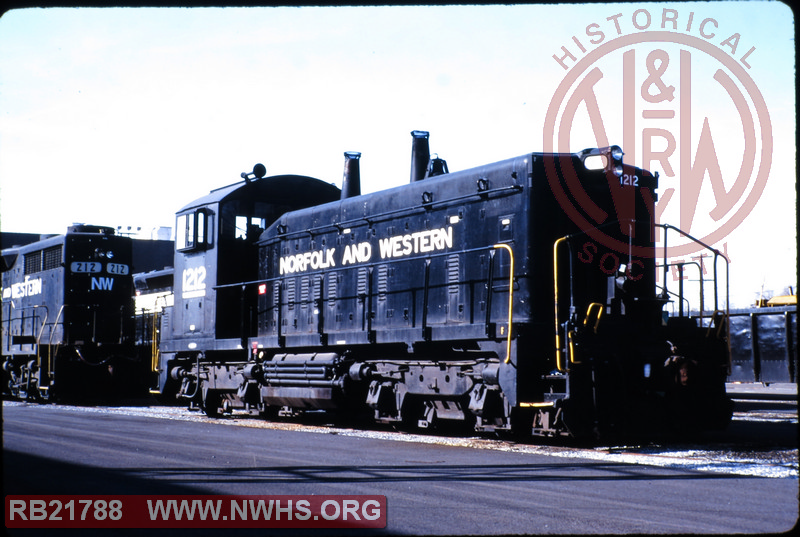 N&W EMD SW1200 #1212 at Roanoke, VA