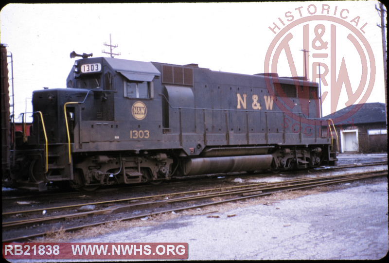 N&W EMD GP35 #1303 at Erie, PA