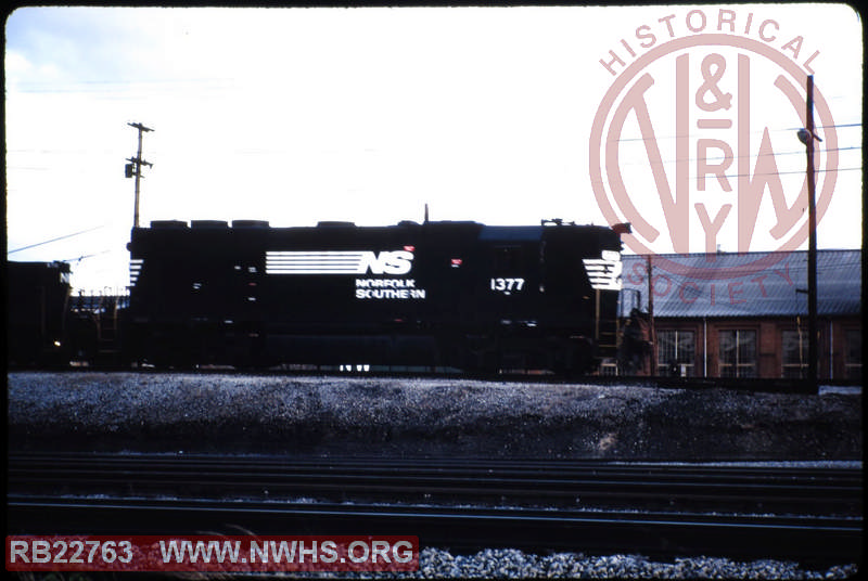 NS EMD GP40 #1377 at Portsmouth, OH