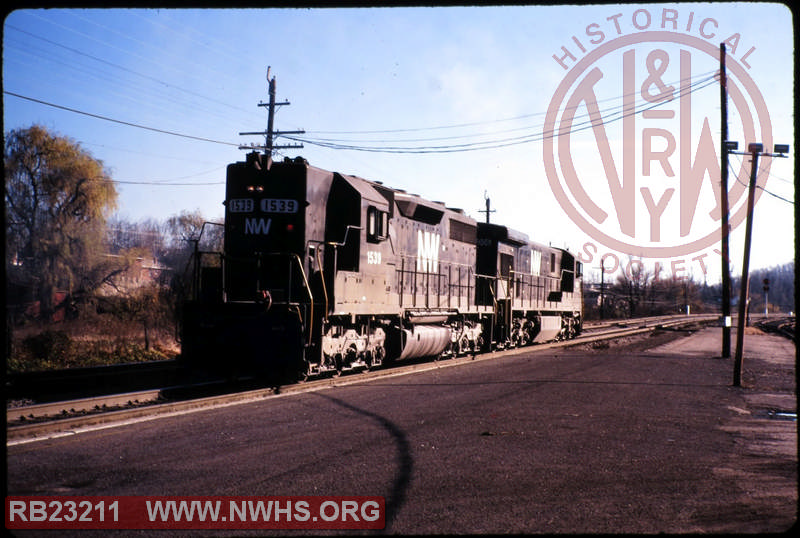 N&W EMD SD35 #1539 at Christiansburg, VA